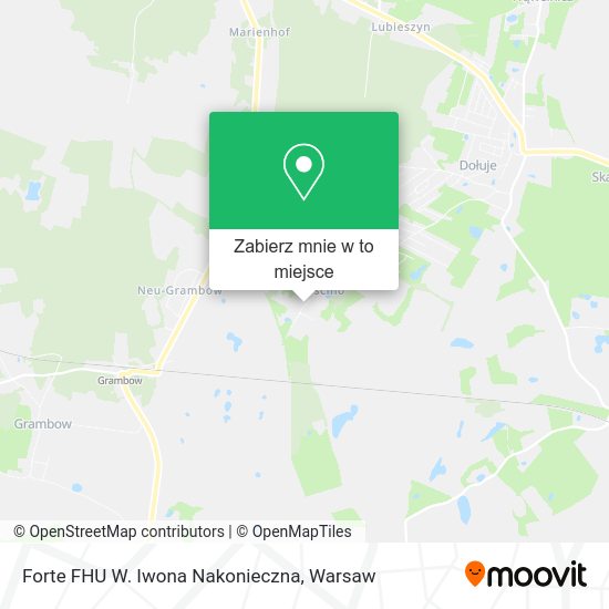 Mapa Forte FHU W. Iwona Nakonieczna