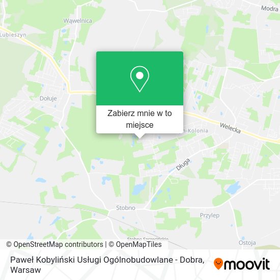 Mapa Paweł Kobyliński Usługi Ogólnobudowlane - Dobra
