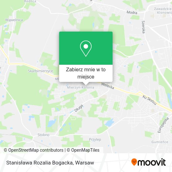 Mapa Stanisława Rozalia Bogacka