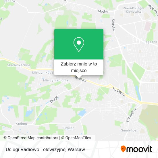 Mapa Uslugi Radiowo Telewizyjne