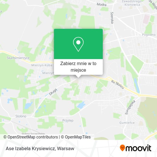 Mapa Ase Izabela Krysiewicz