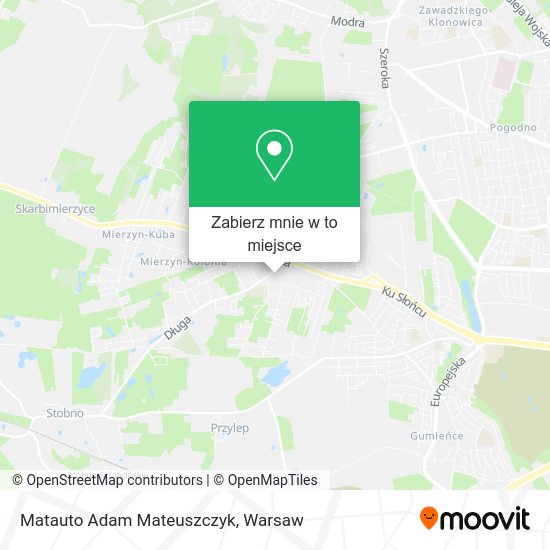 Mapa Matauto Adam Mateuszczyk