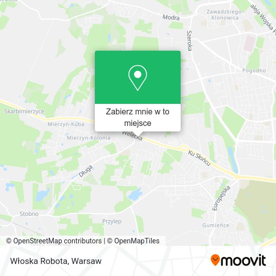 Mapa Włoska Robota