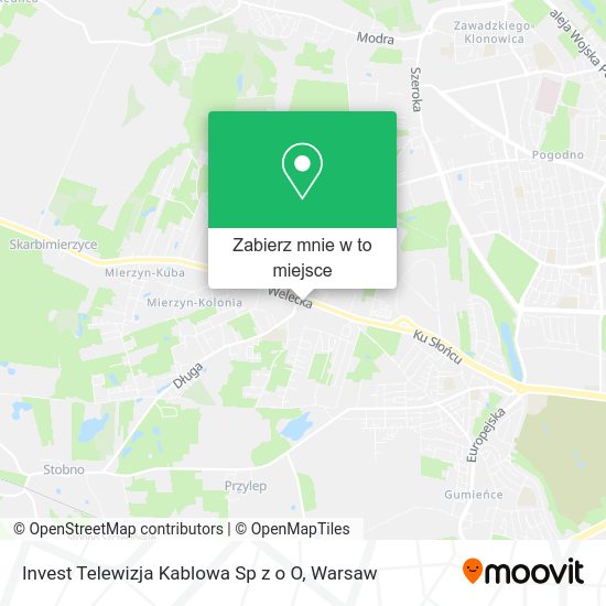 Mapa Invest Telewizja Kablowa Sp z o O