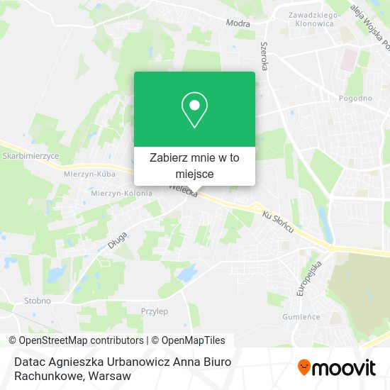 Mapa Datac Agnieszka Urbanowicz Anna Biuro Rachunkowe