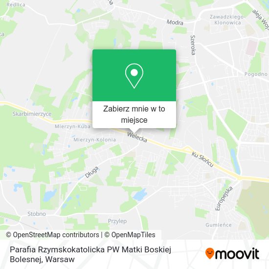 Mapa Parafia Rzymskokatolicka PW Matki Boskiej Bolesnej