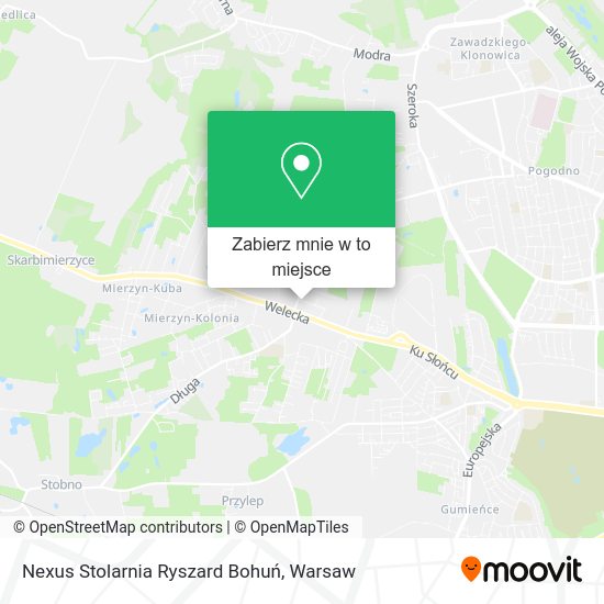 Mapa Nexus Stolarnia Ryszard Bohuń