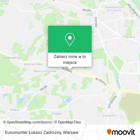 Mapa Euromonter Łukasz Zadrożny