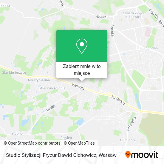 Mapa Studio Stylizacji Fryzur Dawid Cichowicz