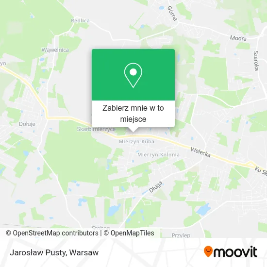 Mapa Jarosław Pusty