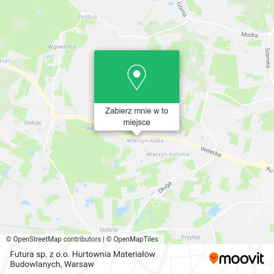 Mapa Futura sp. z o.o. Hurtownia Materiałów Budowlanych