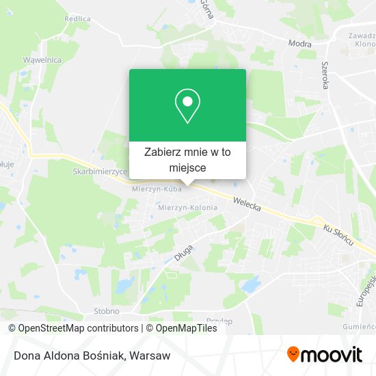 Mapa Dona Aldona Bośniak