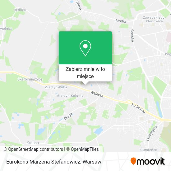 Mapa Eurokons Marzena Stefanowicz