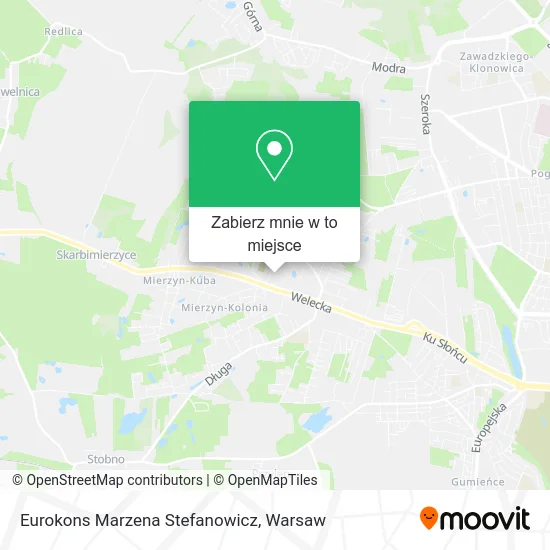 Mapa Eurokons Marzena Stefanowicz