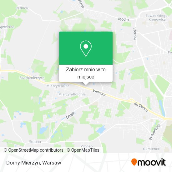 Mapa Domy Mierzyn