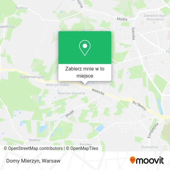 Mapa Domy Mierzyn