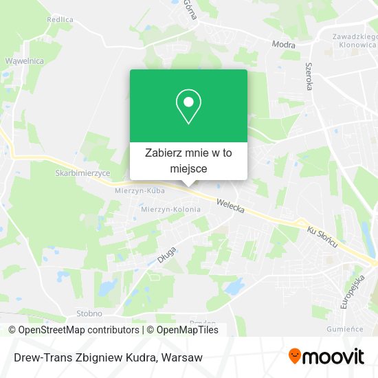 Mapa Drew-Trans Zbigniew Kudra