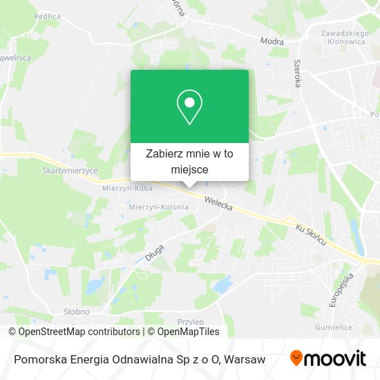 Mapa Pomorska Energia Odnawialna Sp z o O