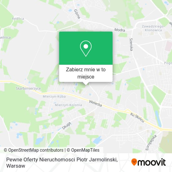 Mapa Pewne Oferty Nieruchomosci Piotr Jarmolinski