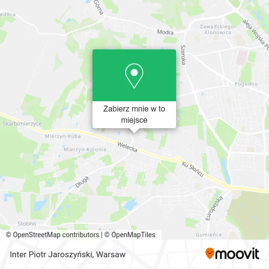 Mapa Inter Piotr Jaroszyński
