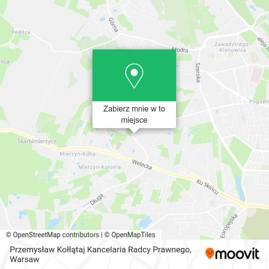 Mapa Przemysław Kołłątaj Kancelaria Radcy Prawnego