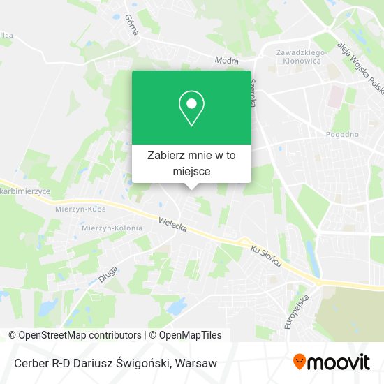 Mapa Cerber R-D Dariusz Świgoński