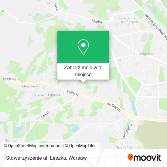 Mapa Stowarzyszenie ul. Leszka