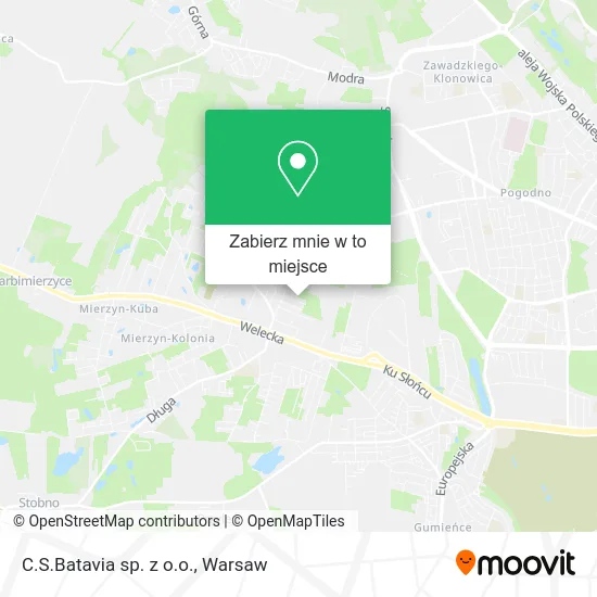 Mapa C.S.Batavia sp. z o.o.