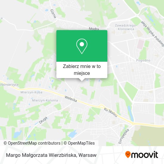 Mapa Margo Małgorzata Wierzbińska