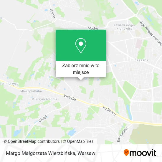 Mapa Margo Małgorzata Wierzbińska