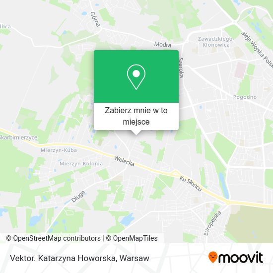 Mapa Vektor. Katarzyna Howorska