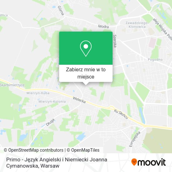 Mapa Primo - Język Angielski i Niemiecki Joanna Cymanowska