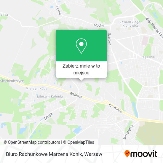 Mapa Biuro Rachunkowe Marzena Konik