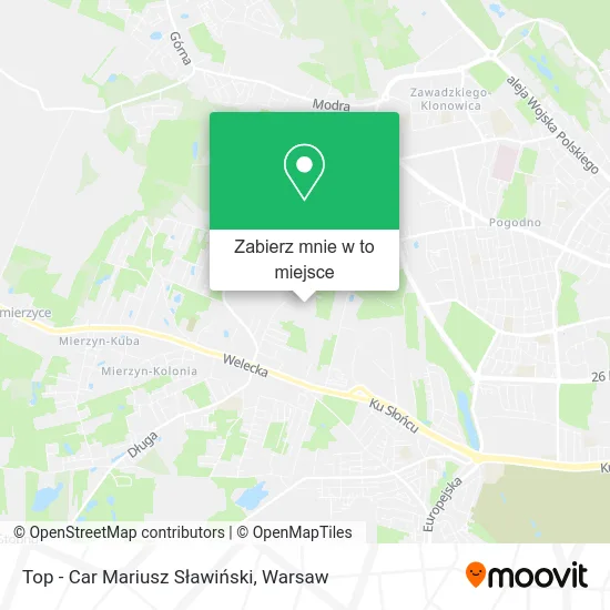 Mapa Top - Car Mariusz Sławiński