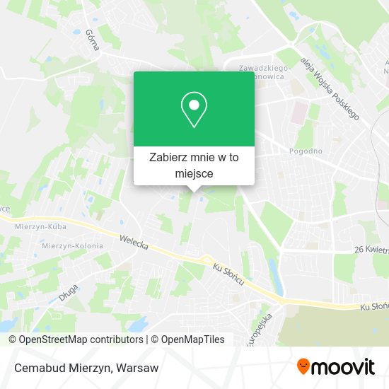 Mapa Cemabud Mierzyn