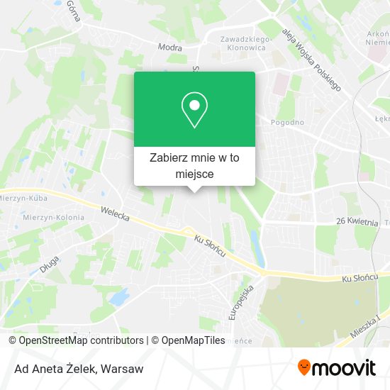 Mapa Ad Aneta Żelek