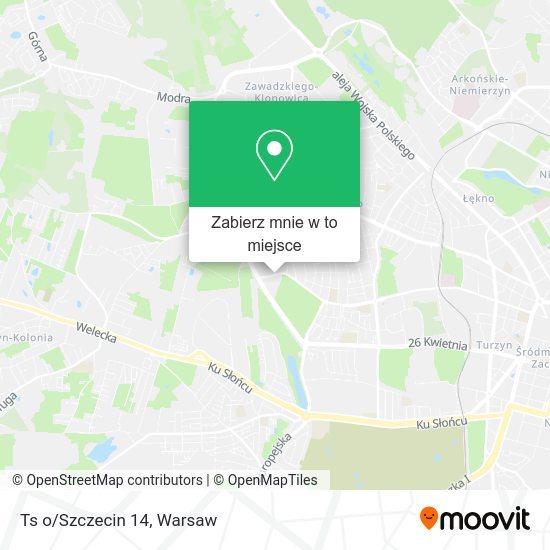 Mapa Ts o/Szczecin 14