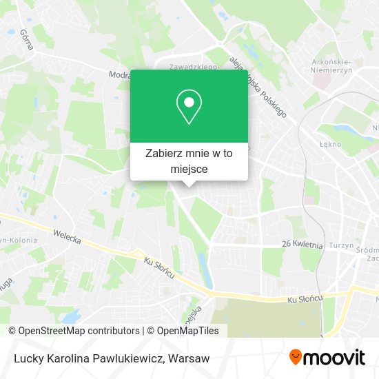 Mapa Lucky Karolina Pawlukiewicz