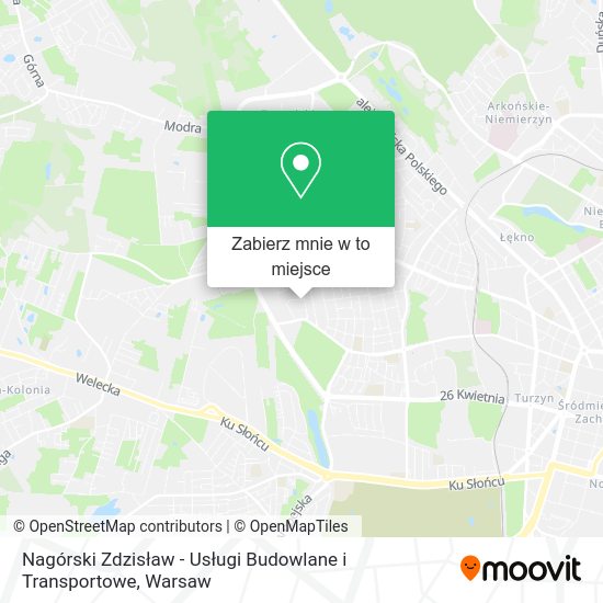 Mapa Nagórski Zdzisław - Usługi Budowlane i Transportowe