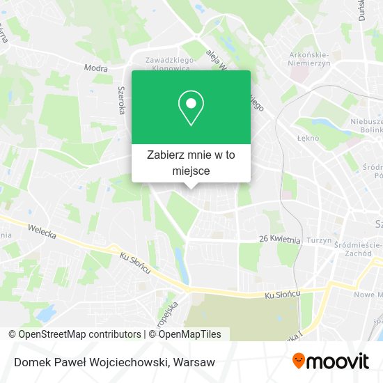 Mapa Domek Paweł Wojciechowski