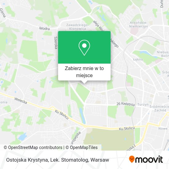 Mapa Ostojska Krystyna, Lek. Stomatolog