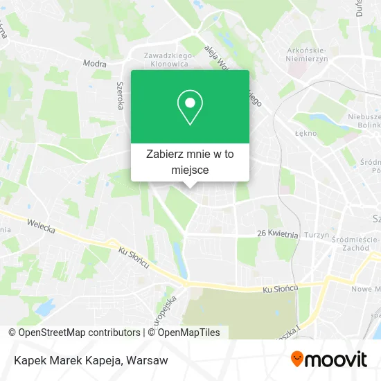 Mapa Kapek Marek Kapeja