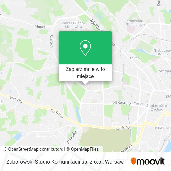 Mapa Zaborowski Studio Komunikacji sp. z o.o.