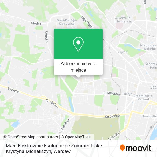 Mapa Małe Elektrownie Ekologiczne Zommer Fiske Krystyna Michaliszyn