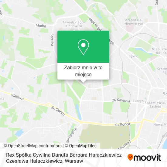 Mapa Rex Spółka Cywilna Danuta Barbara Hałaczkiewicz Czesława Hałaczkiewicz