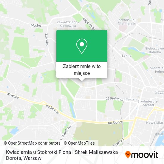 Mapa Kwiaciarnia u Stokrotki Fiona i Shrek Maliszewska Dorota