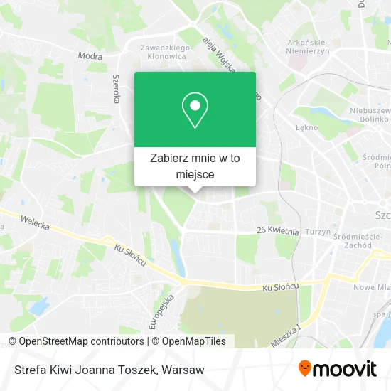 Mapa Strefa Kiwi Joanna Toszek