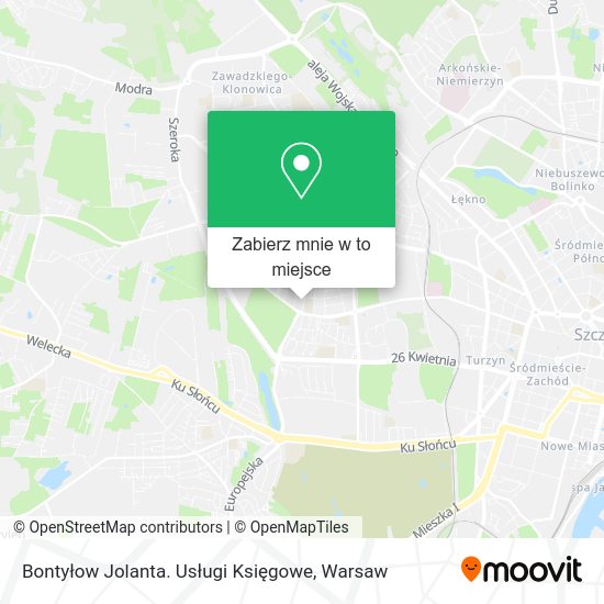 Mapa Bontyłow Jolanta. Usługi Księgowe