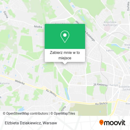 Mapa Elżbieta Dziakiewicz