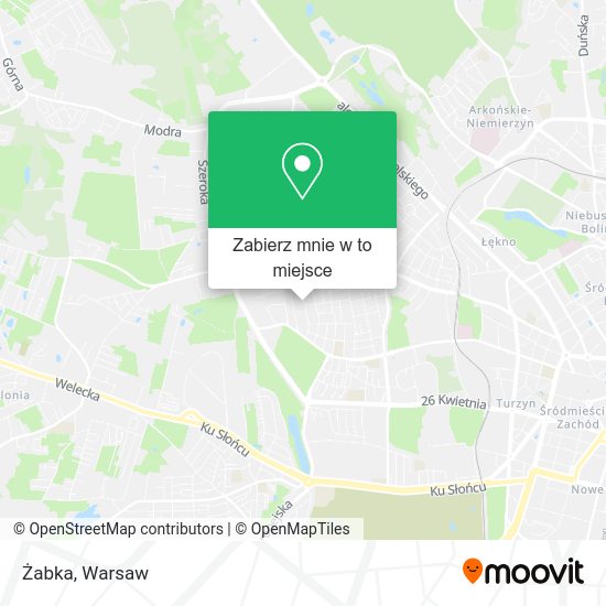 Mapa Żabka